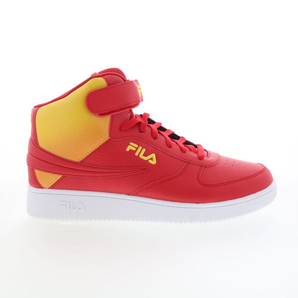Fila Mens A-High Fade Red Shoes (NWT)